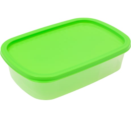 Прямоугольный контейнер для СВЧ и заморозки Умничка 1 л микс MPU8140