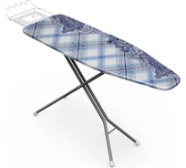 Чехол для гладильной доски ГЕЛЕОС рабочая поверхность max 125x40 см, с поролоном, хлопковый ЧГА-513