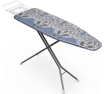 Чехол для гладильной доски ГЕЛЕОС рабочая поверхность max 120x42 см, с поролоном, хлопковый ЧГА-423