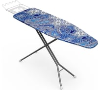 Чехол для гладильной доски ГЕЛЕОС рабочая поверхность max 120x42 см, с поролоном, хлопковый ЧГА-412
