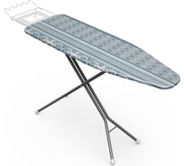 Чехол для гладильной доски ГЕЛЕОС рабочая поверхность max 125x40 см, с поролоном, хлопковый ЧГА-532