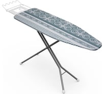 Чехол для гладильной доски ГЕЛЕОС рабочая поверхность max 120x42 см, с поролоном, хлопковый ЧГА-433