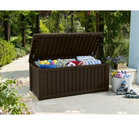 Сундук Keter ROCKWOOD STORAGE BOX 570 L коричневый 230401