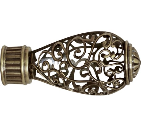 Наконечник Peora Кружево золото антик 28 мм 2 шт AB 57040