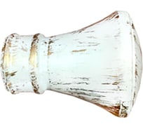 Наконечник Peora Грань белое золото 28 мм 2 шт WG 73744