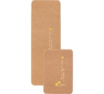 Коврик ComeForte Flower на кухню велюр набор 40х60 см, 40х120 см бежевый KM-006