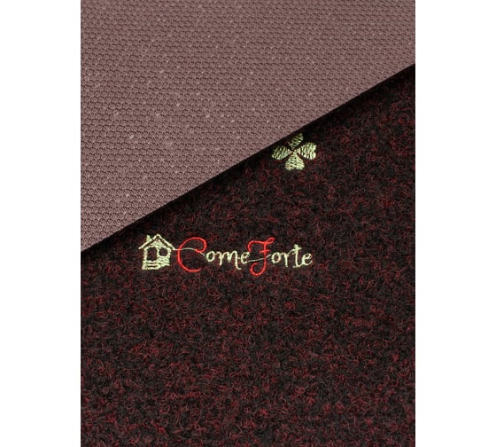 Коврик ComeForte Lucky на кухню велюр набор 40х60 см, 40х120 см черный КМ-001