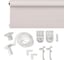 Рулонная штора PRAKTO Blackout Color 110x160 см светло-серый 8311275 10