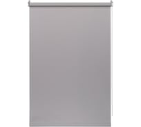 Рулонная штора PRAKTO Blackout Color 90x160 см серый 8311381