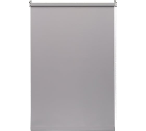 Рулонная штора PRAKTO Blackout Color 90x160 см серый 8311381