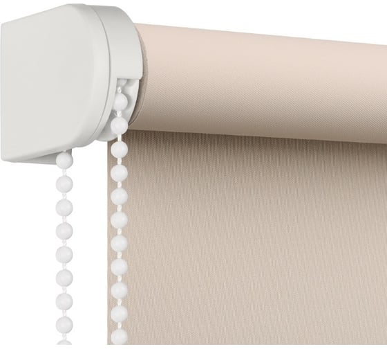 Рулонная штора PRAKTO Blackout Color 140x175 см бежевый 8311039