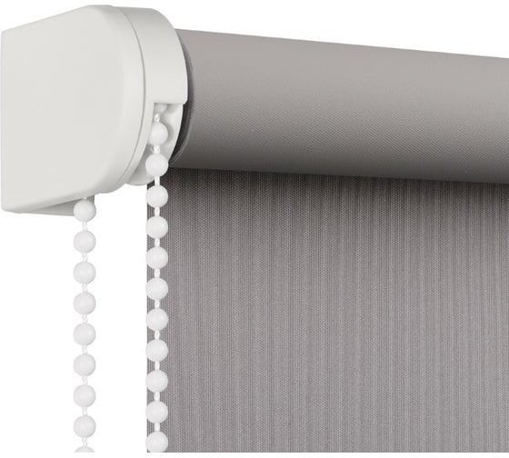 Рулонная штора PRAKTO Blackout Color 100x160 см серый 8311398