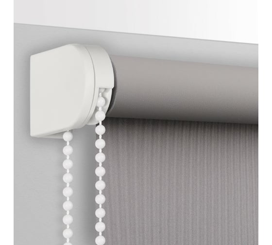 Рулонная штора PRAKTO Blackout Color 200x175 см серый 8311459