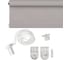Рулонная штора PRAKTO Blackout Color 200x175 см серый 8311459 8