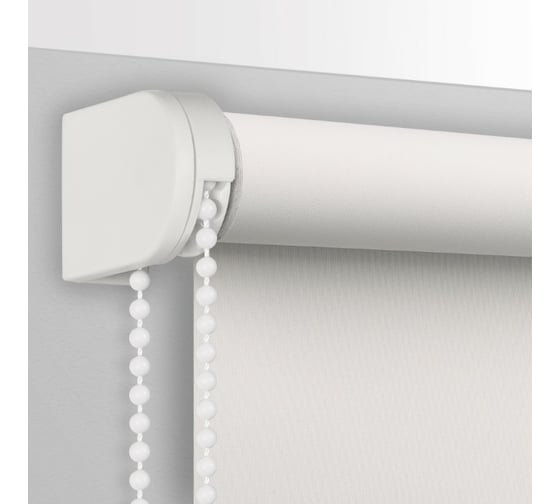 Рулонная штора PRAKTO Blackout Color 80x160 см белый 8310728