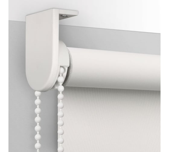 Рулонная штора PRAKTO Blackout Color 80x160 см белый 8310728