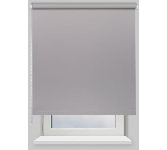 Рулонная штора PRAKTO Blackout Color 160x175 см серый 8311435