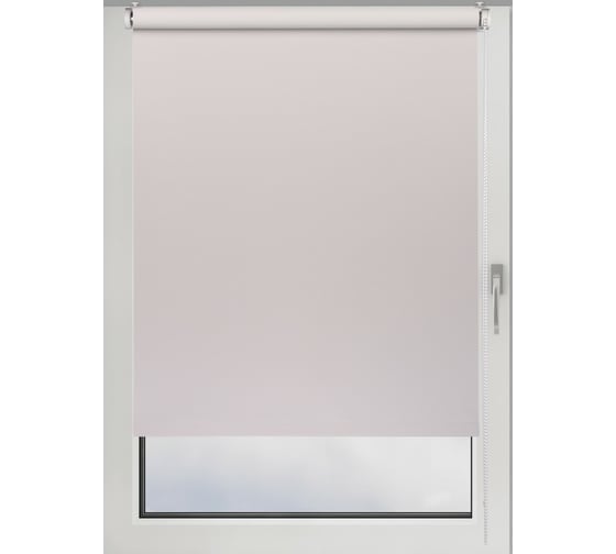 Рулонная штора PRAKTO Blackout Color 70x160 см светло-серый 8311237