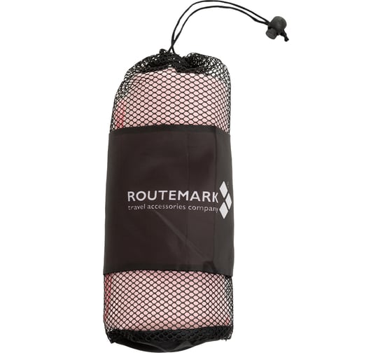 Пляжное полотенце ROUTEMARK MFT-010, микрофибра, розовое MFT-010-роз