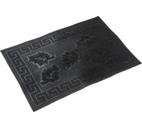 Придверный коврик QZRP грязезащитный резиновый 40x60 см Коврик придверный 40х60 см 8 мм пять листьев