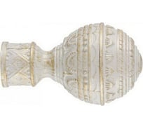 Наконечник Peora Люксор белое золото 16 мм 2 шт 66117