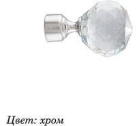 Наконечник Peora Орион хром глянец 16 мм 2 шт 56933