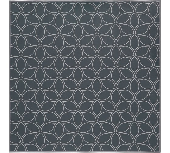 Влаговпитывающий коврик VORTEX Velur Лепестки 90x90 см 24338