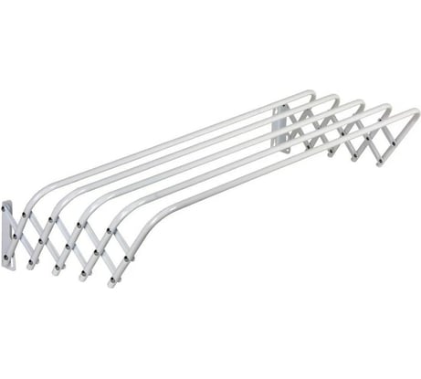 Настенная сушилка для белья VETTA раздвижная, окрашенная сталь, 100 см 452-049