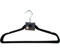 Набор вешалок для одежды VETTA 5 шт с крючком для многоярусности, покрытие флок, 45 см 456-105