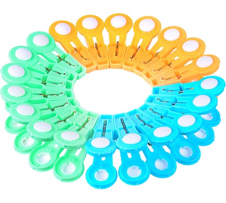 Набор прищепок VETTA Солнце 20 шт, пластик, 3 цвета 453-019