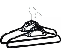 Набор вешалок для одежды VETTA 2 шт, 42 см, с покрытием флок 456-076