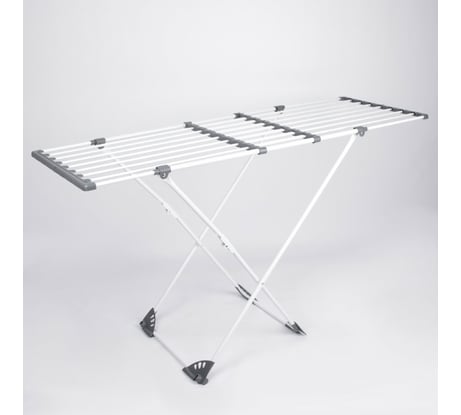 Напольная сушилка для белья VETTA раздвижная, на колесиках, 20 м, окрашенная сталь, 108-190x56x95 см 452-085
