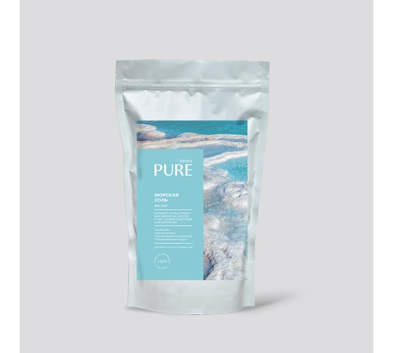 Морская соль PURE BASES 1000 г 906814 1