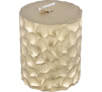 Свеча Волшебная страна Deco Christmas Iceberg 80x65 мм золотая 103388