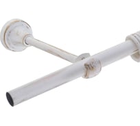 Одинарный карниз Peora DIY 16 мм, в коробке, открытый кронштейн, белое золото, 1.6 м 65498