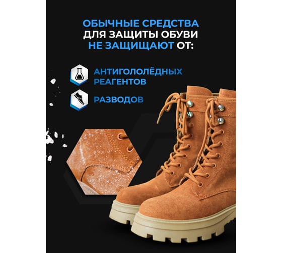 Защита обуви от реагентов и соли SALTON EXPERT 250 мл 12 47250