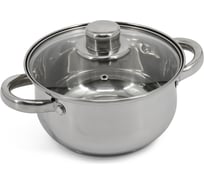 Кастрюля Pomi d'Oro с крышкой 18 см, 2,2 л P595724 Laura