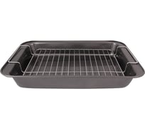 Форма для запекания Mallony с решеткой R-055 размер: 375x255x5 см 191307