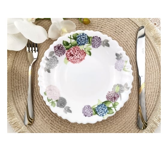 Суповая тарелка BONAFFINI ГОРТЕНЗИЯ ТМ 21 см BON084-2 СП261 1