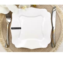 Блюдо BONAFFINI квадро ТМ 25 см, белый BON110 СП472