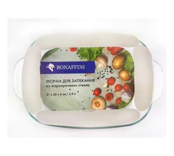 Форма для запекания BONAFFINI ТМ 41.2х26.6х6.9 см, 39 л BON007 ТП9654