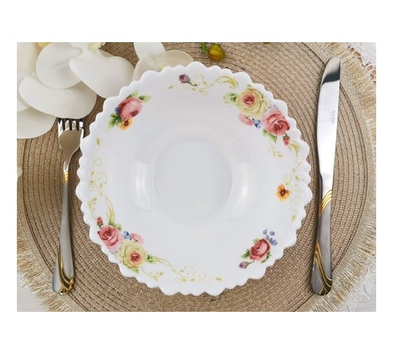 Суповая миска BONAFFINI Чайная роза ТМ 17 см BON099-2 СП619 1