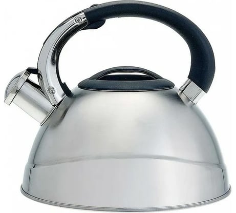 Чайник Alpenkok AK-531 из нержавеющей стали 3,0 л, со свистком, капсульное дно 12 Р1-00004404