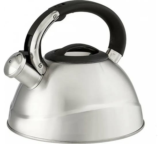 Чайник Alpenkok AK-531 из нержавеющей стали 3,0 л, со свистком, капсульное дно 12 Р1-00004404