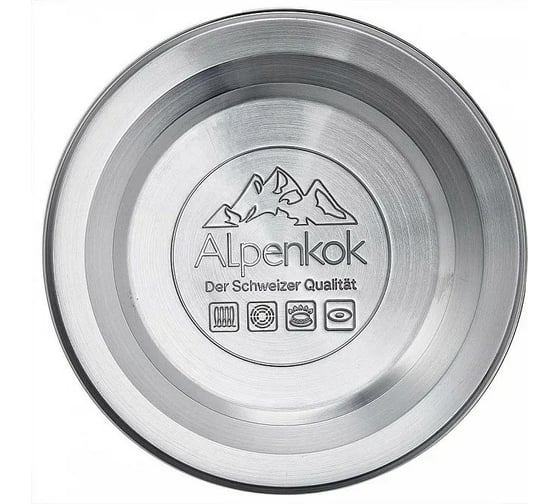 Чайник Alpenkok AK-533 нержавеющая сталь 3,0 л, со свистком 12 Р1-00008285