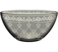 Малый салатник Декостек Французская лилия Графит СП1047