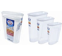 Набор контейнеров для сыпучих продуктов Elf Plast Лайт 2 л 3 л 5 л ХП102
