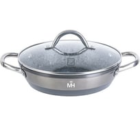 Сковорода-сотейник MercuryHaus с антипригарным покрытием Silver 24x5.8 см 1.8 л ТП16111