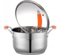 Кастрюля MercuryHaus Turno с крышкой 1.1 л 14x8,5 см ТП10060