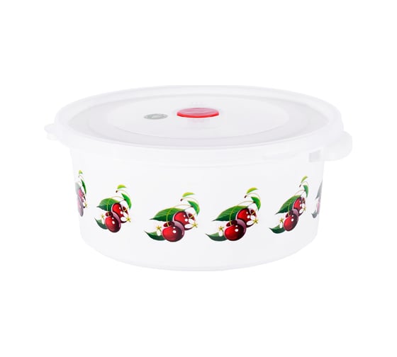 Емкость для СВЧ Elf Plast 3,0 л с декором ХК1361